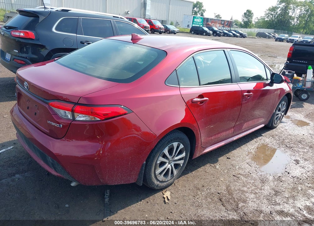 2022 TOYOTA COROLLA HYBRID LE VIN: JTDEAMDE4NJ052961