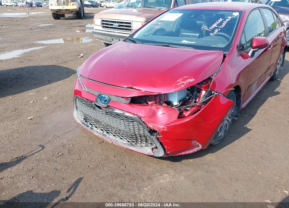 2022 TOYOTA COROLLA HYBRID LE VIN: JTDEAMDE4NJ052961