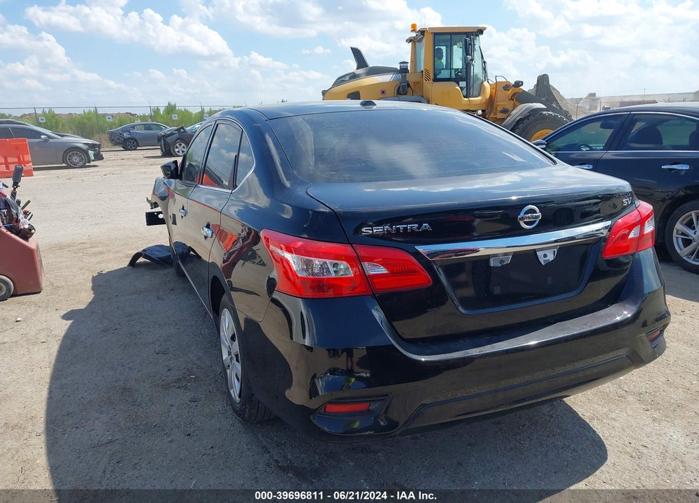 2017 NISSAN SENTRA SV VIN: 3N1AB7AP6HY295791
