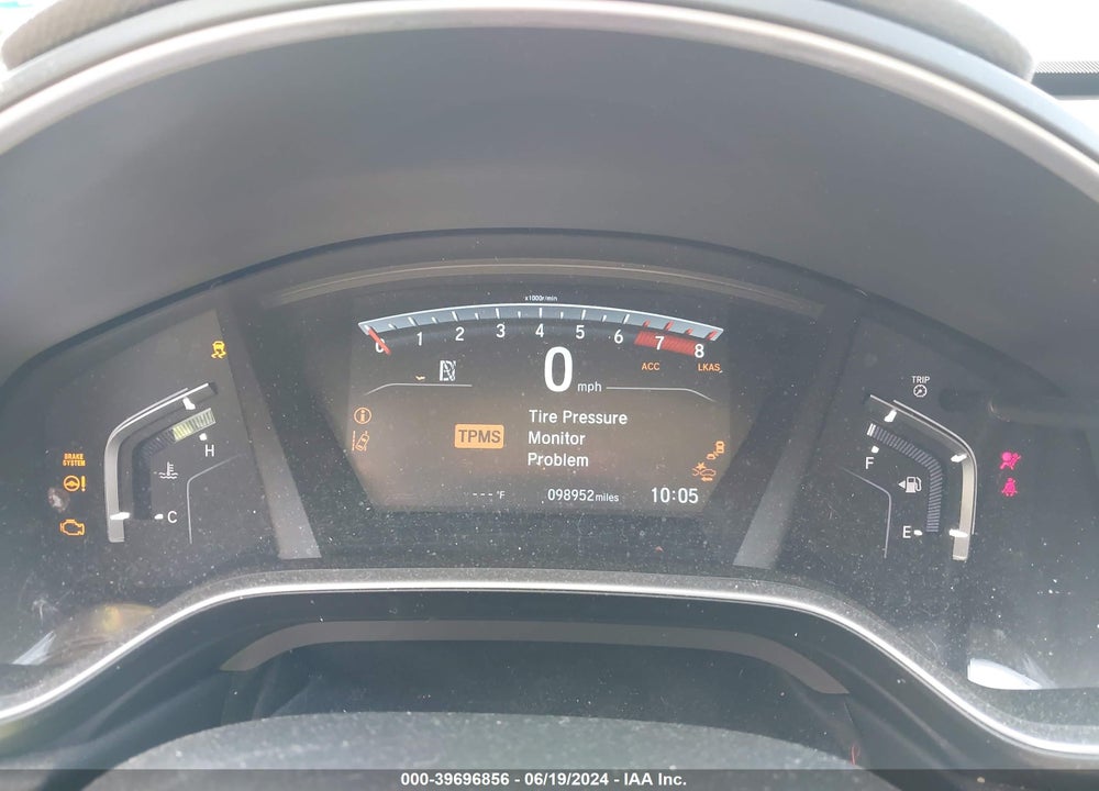 2017 HONDA CR-V TOURING VIN: 2HKRW2H9XHH637173