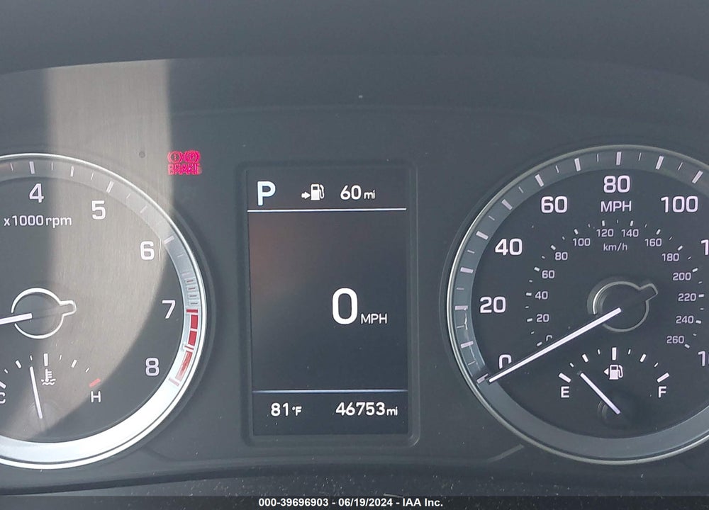 2019 HYUNDAI SONATA SEL VIN: 5NPE34AF0KH818759