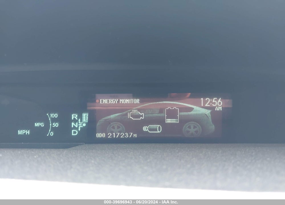 2013 TOYOTA PRIUS TWO VIN: JTDKN3DUXD5598308