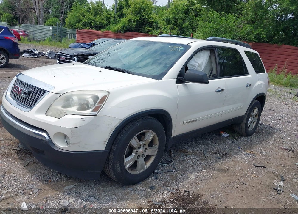 2008 GMC ACADIA SLE-1 VIN: 1GKER13758J195680