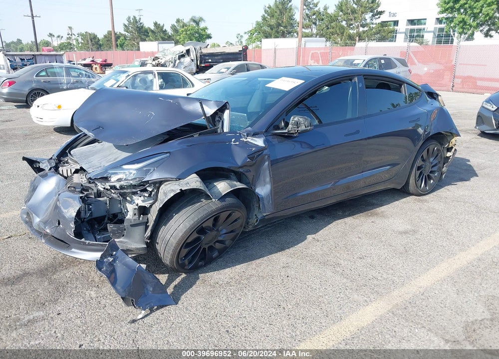 2021 TESLA MODEL 3 PERFORMANCE DUAL MOTOR ALL-WHEEL DRIVE VIN: 5YJ3E1EC1MF094260