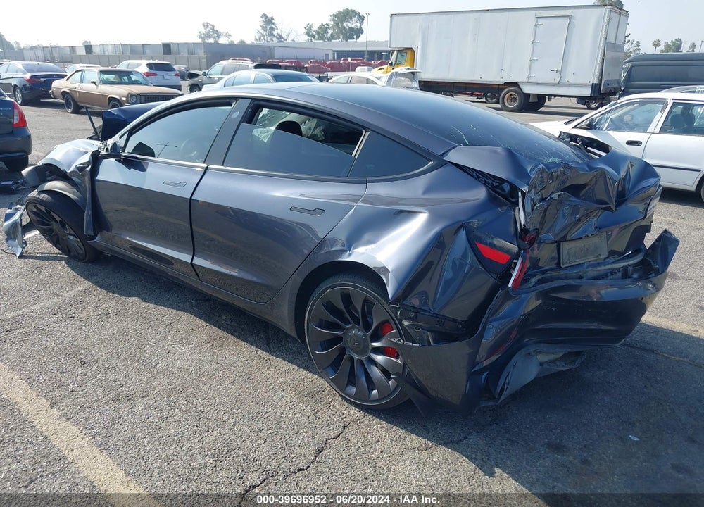 2021 TESLA MODEL 3 PERFORMANCE DUAL MOTOR ALL-WHEEL DRIVE VIN: 5YJ3E1EC1MF094260