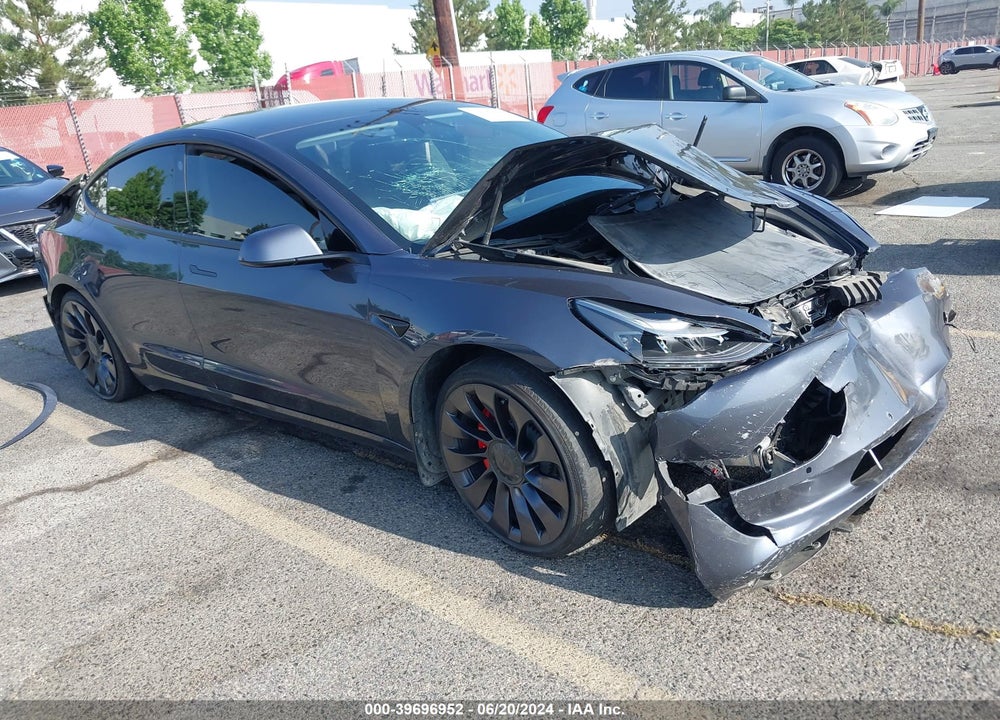 2021 TESLA MODEL 3 PERFORMANCE DUAL MOTOR ALL-WHEEL DRIVE VIN: 5YJ3E1EC1MF094260
