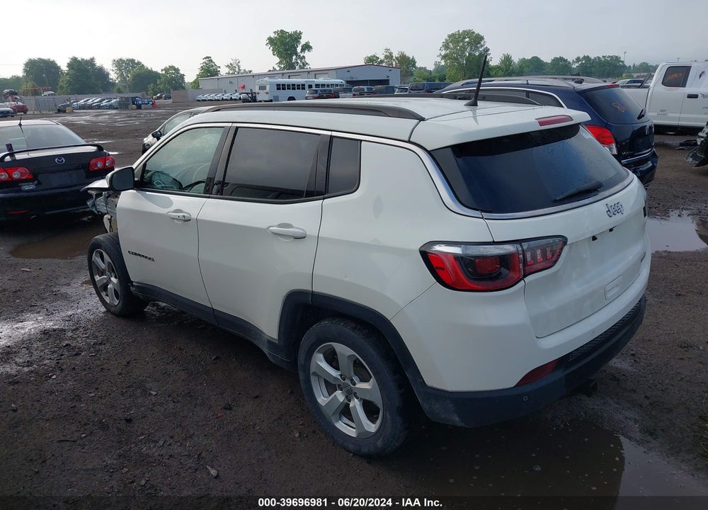 2018 JEEP COMPASS LATITUDE FWD VIN: 3C4NJCBB7JT345520