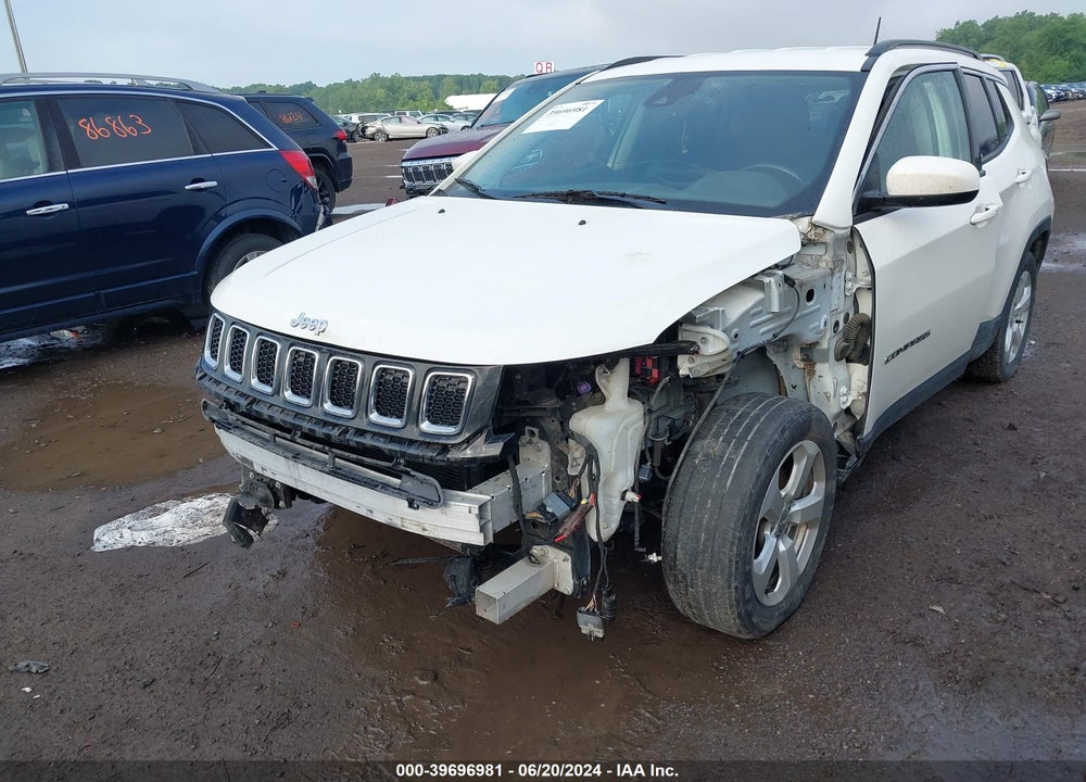 2018 JEEP COMPASS LATITUDE FWD VIN: 3C4NJCBB7JT345520