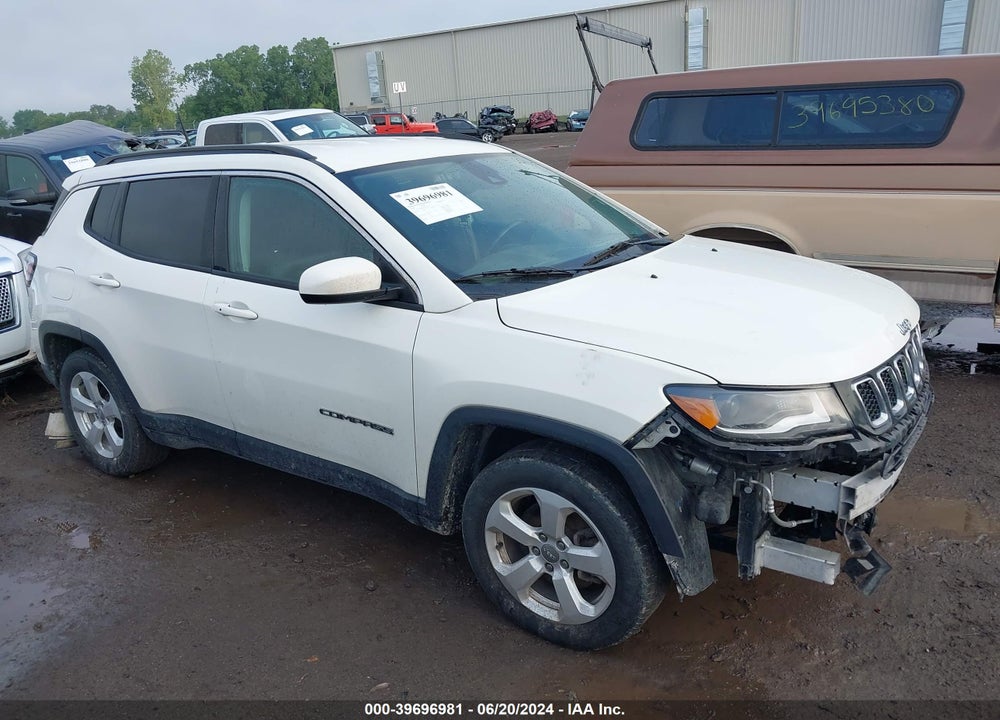 2018 JEEP COMPASS LATITUDE FWD VIN: 3C4NJCBB7JT345520