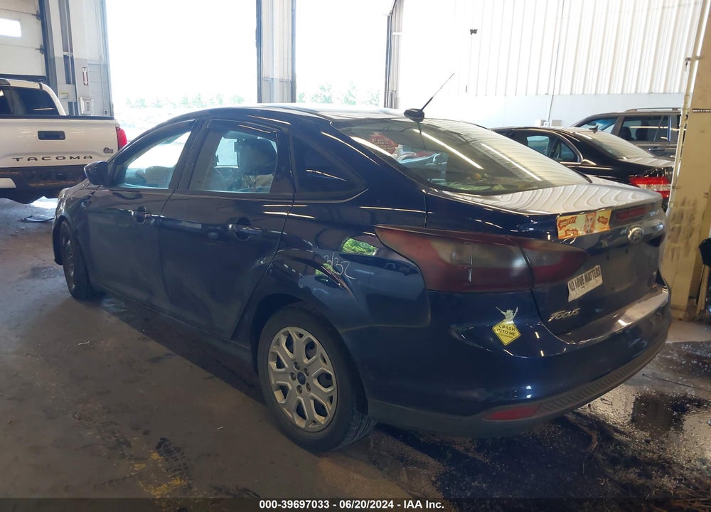 2012 FORD FOCUS SE VIN: 1FAHP3F24CL148363