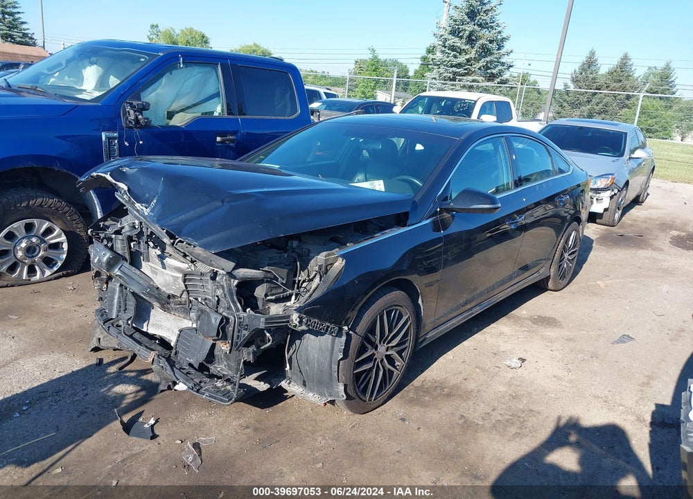 2018 HYUNDAI SONATA SPORT 2.0T VIN: 5NPE34AB9JH695524