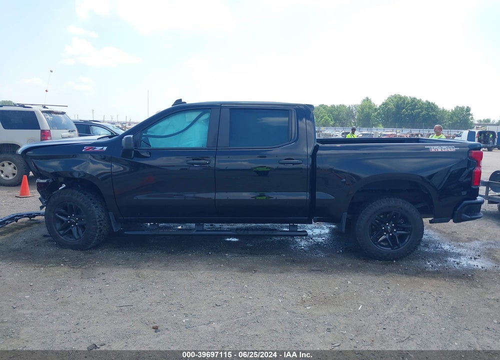 2021 CHEVROLET SILVERADO 1500 4WD SHORT BED CUSTOM TRAIL BOSS VIN: 1GCPYCEF5MZ399706