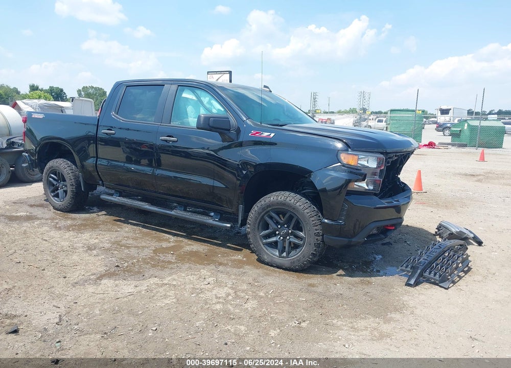 2021 CHEVROLET SILVERADO 1500 4WD SHORT BED CUSTOM TRAIL BOSS VIN: 1GCPYCEF5MZ399706