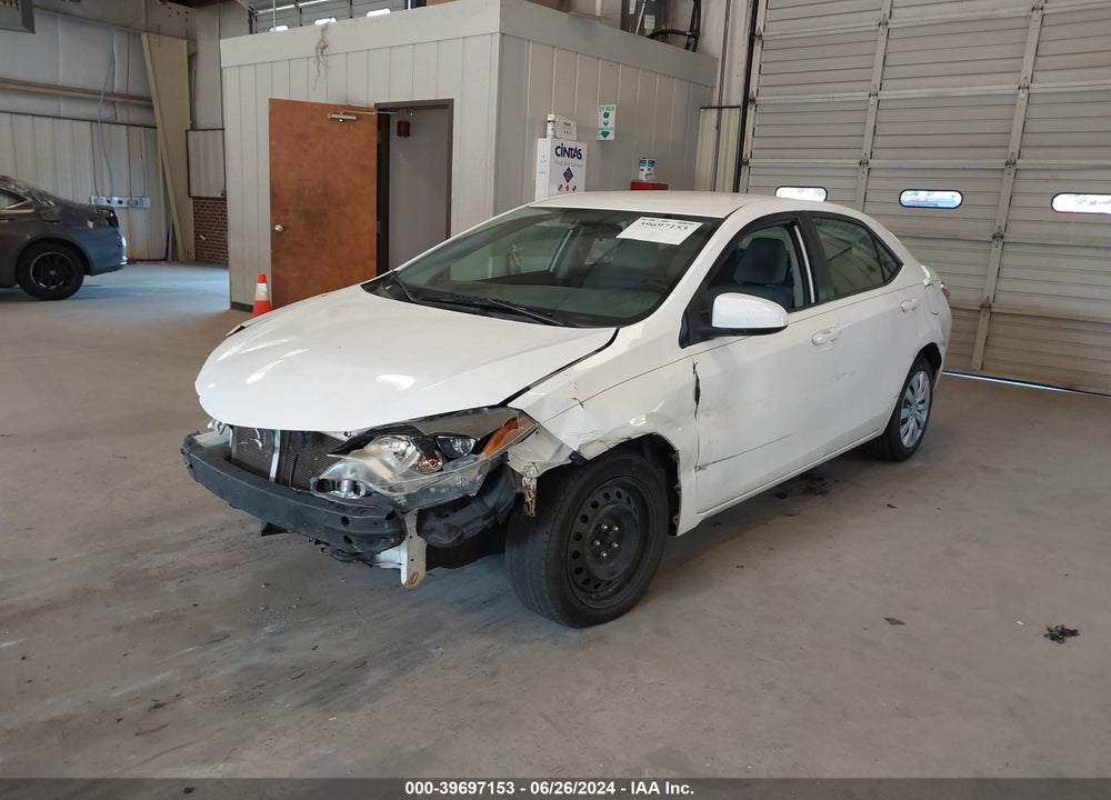 2016 TOYOTA COROLLA LE VIN: 2T1BURHE7GC610351