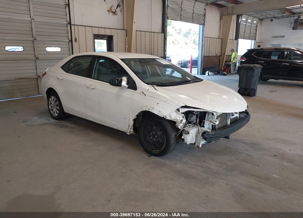 2016 TOYOTA COROLLA LE VIN: 2T1BURHE7GC610351
