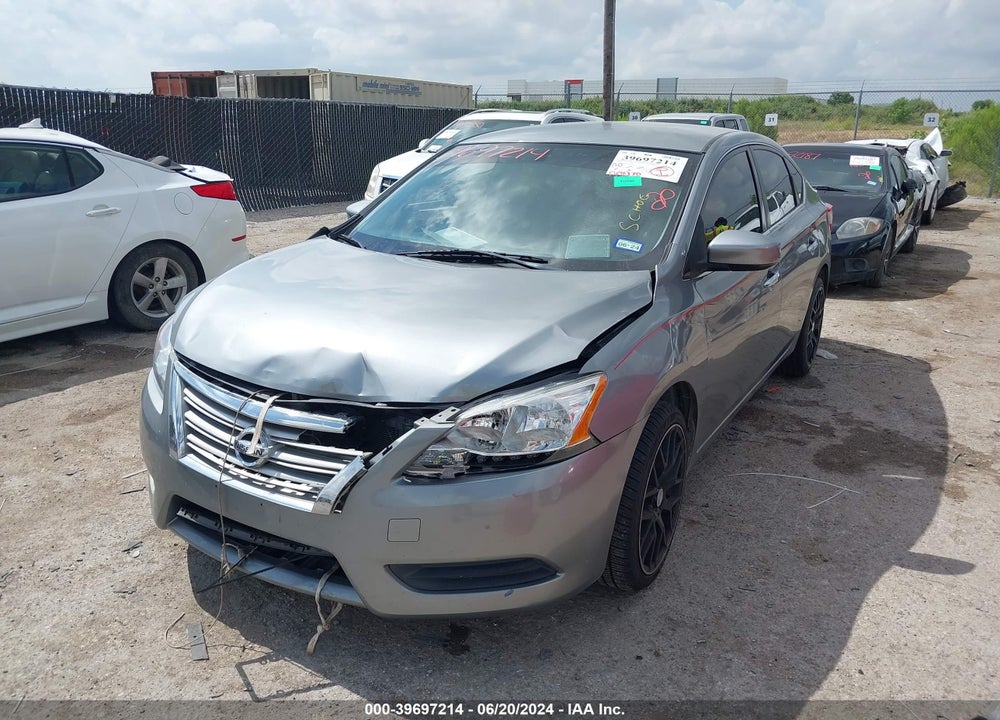 2014 NISSAN SENTRA SV VIN: 3N1AB7AP6EY340952