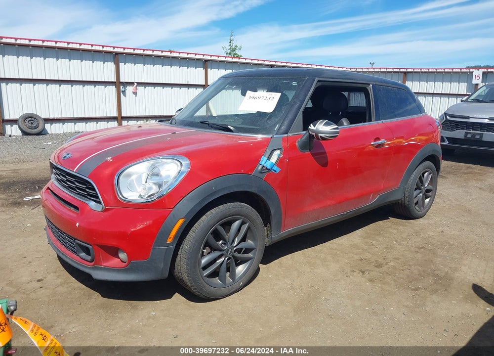 2013 MINI PACEMAN COOPER S VIN: WMWSS5C55DWN49443
