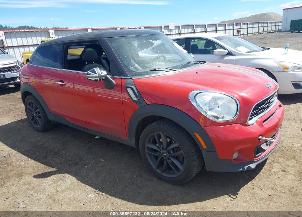 2013 MINI PACEMAN COOPER S VIN: WMWSS5C55DWN49443