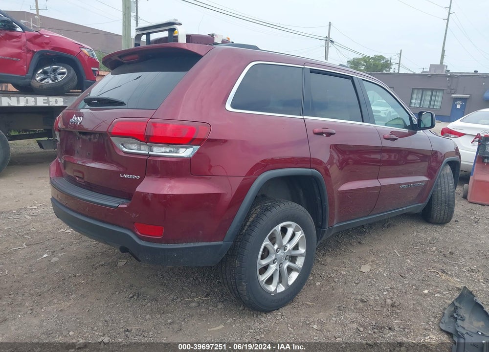 2021 JEEP GRAND CHEROKEE LAREDO E 4X4 VIN: 1C4RJFAG3MC828891