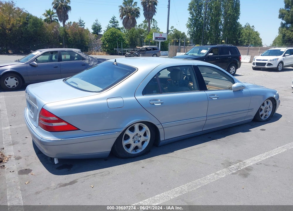 2001 MERCEDES-BENZ S 430 VIN: WDBNG70J21A212847
