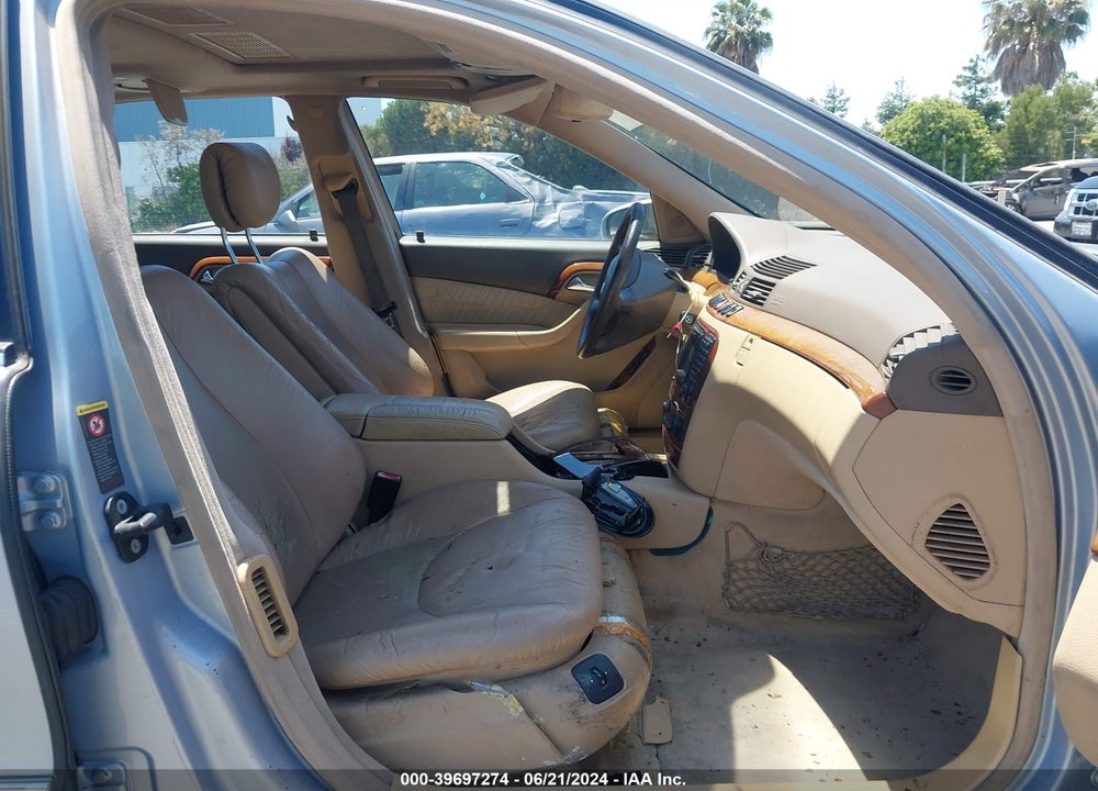 2001 MERCEDES-BENZ S 430 VIN: WDBNG70J21A212847