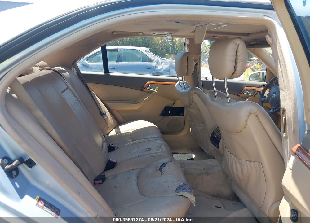 2001 MERCEDES-BENZ S 430 VIN: WDBNG70J21A212847