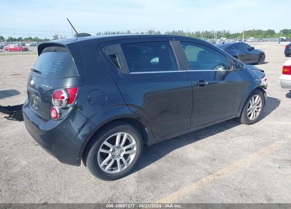 2015 CHEVROLET SONIC LT AUTO VIN: 1G1JC6SH6F4212509