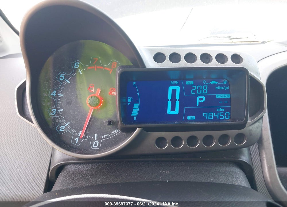 2015 CHEVROLET SONIC LT AUTO VIN: 1G1JC6SH6F4212509