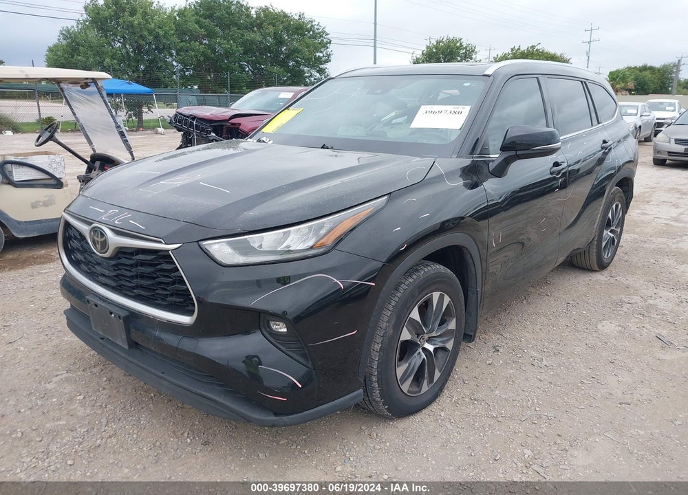 2020 TOYOTA HIGHLANDER XLE VIN: 5TDGZRBH3LS501316