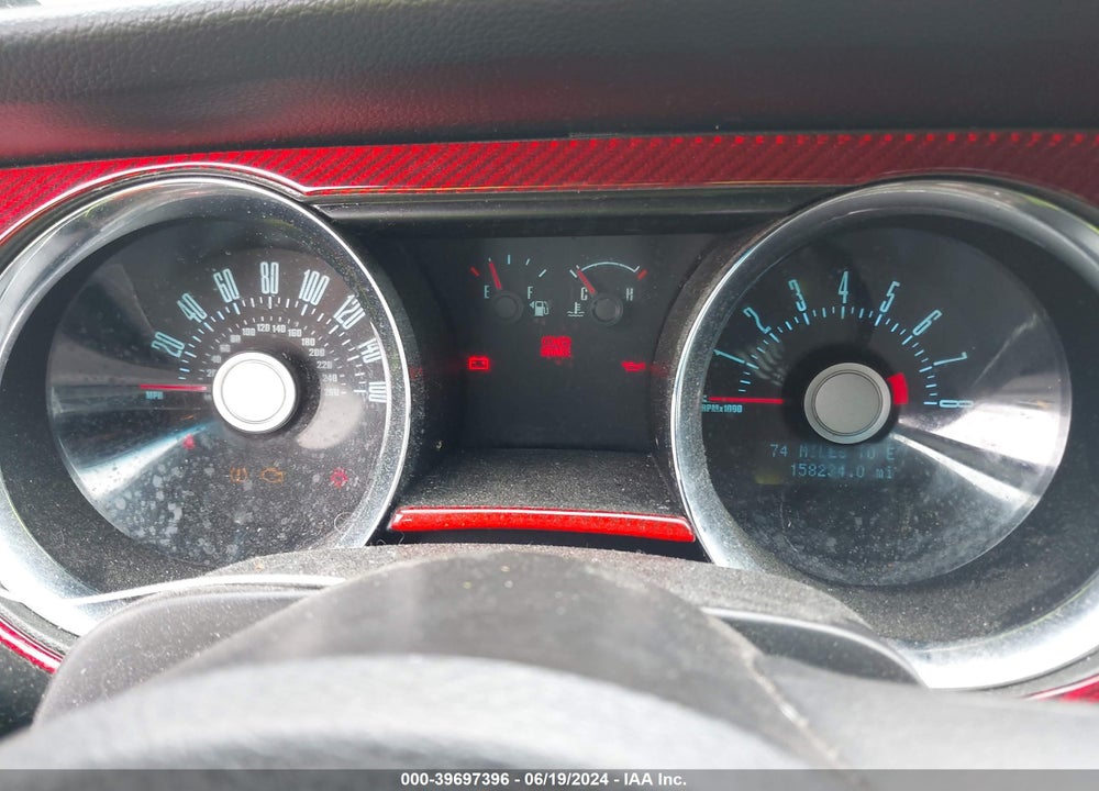 2012 FORD MUSTANG V6 VIN: 1ZVBP8AM0C5284125