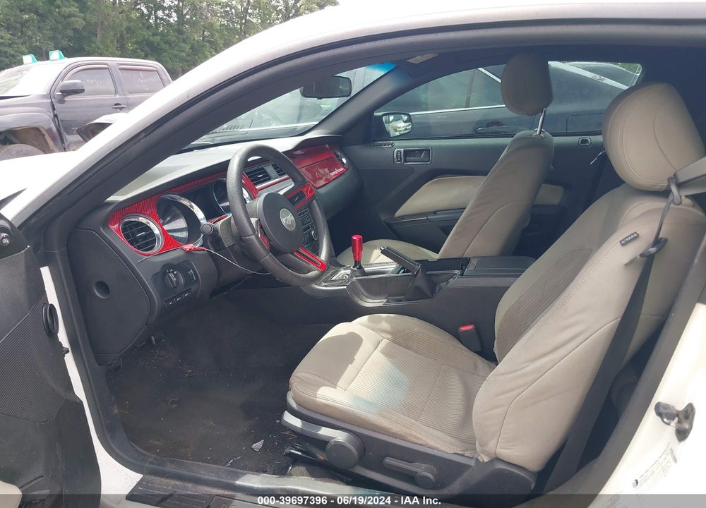 2012 FORD MUSTANG V6 VIN: 1ZVBP8AM0C5284125