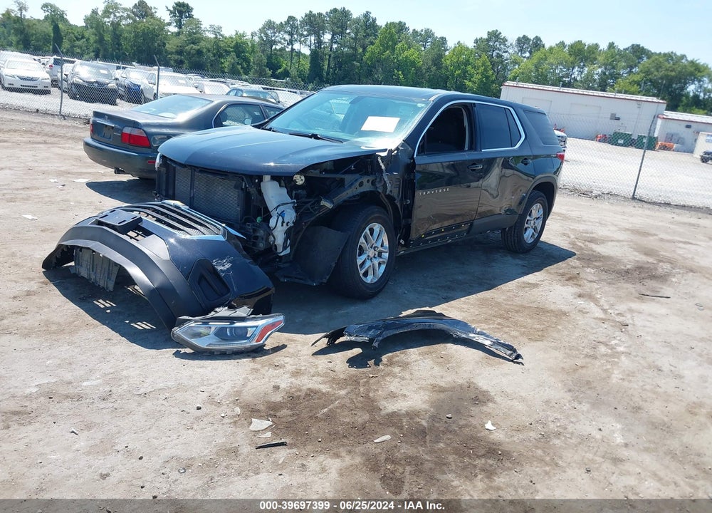 2020 CHEVROLET TRAVERSE FWD LS VIN: 1GNERFKW3LJ300038