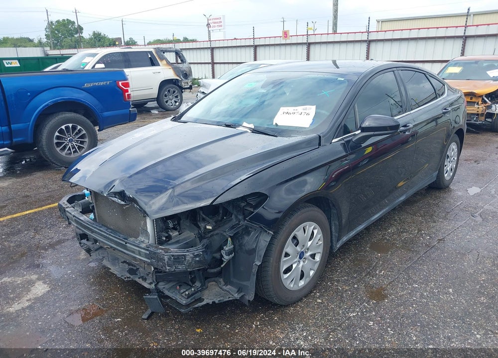 2020 FORD FUSION S VIN: 3FA6P0G75LR135509
