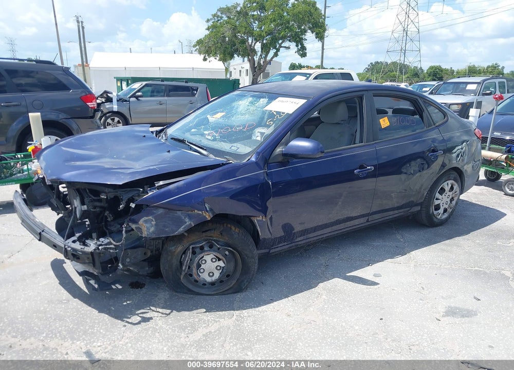 2010 HYUNDAI ELANTRA GLS VIN: KMHDU4AD5AU972620