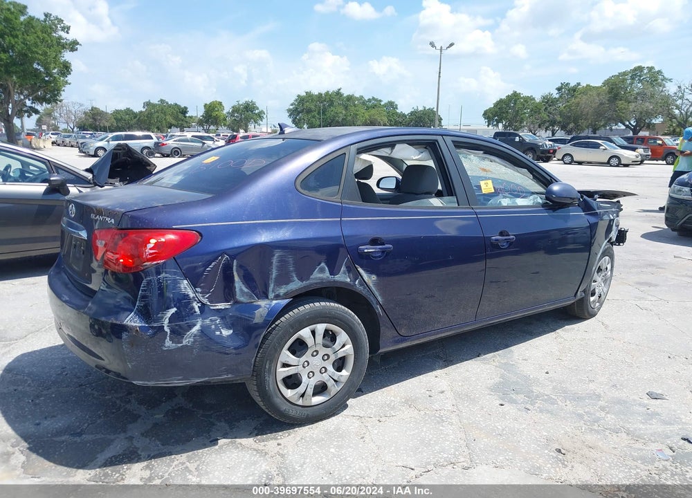 2010 HYUNDAI ELANTRA GLS VIN: KMHDU4AD5AU972620