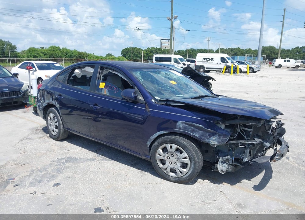 2010 HYUNDAI ELANTRA GLS VIN: KMHDU4AD5AU972620