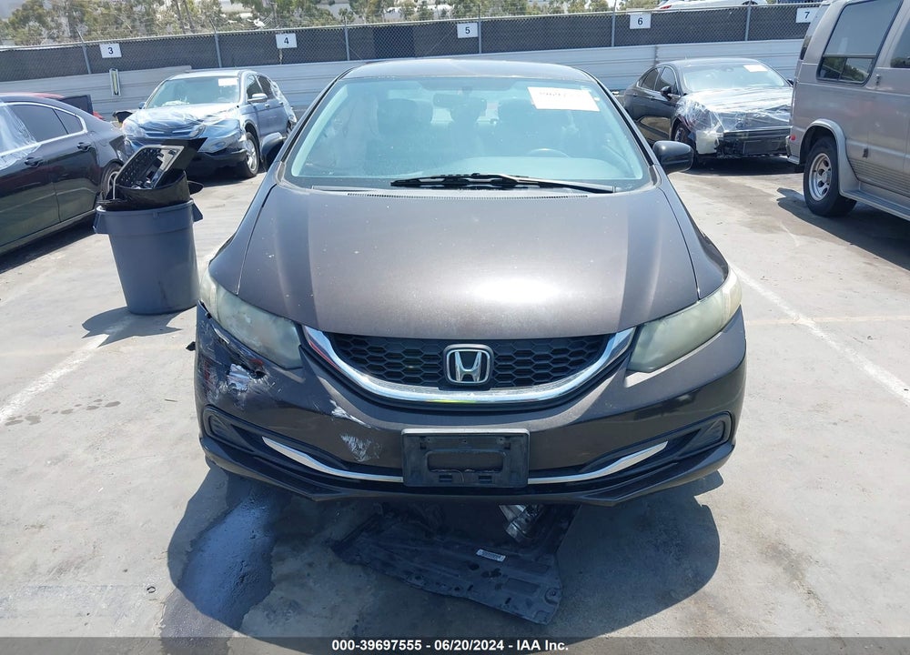 2014 HONDA CIVIC LX VIN: 2HGFB2F55EH505040