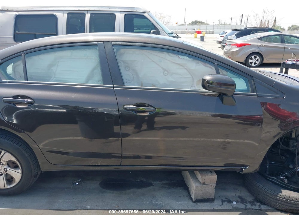 2014 HONDA CIVIC LX VIN: 2HGFB2F55EH505040
