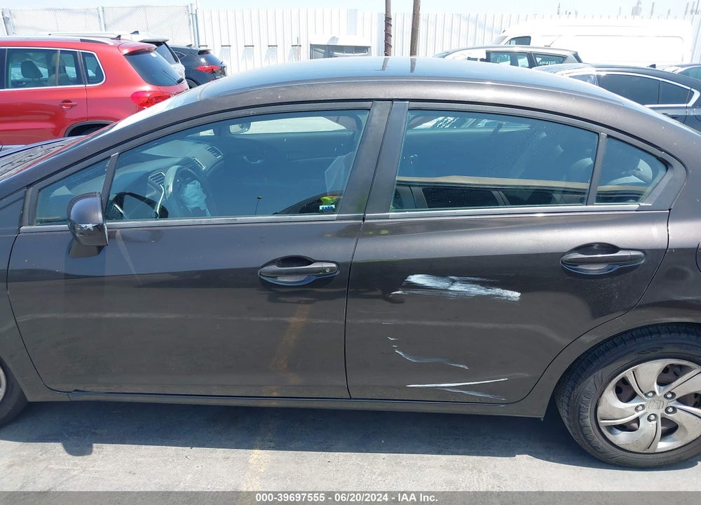 2014 HONDA CIVIC LX VIN: 2HGFB2F55EH505040