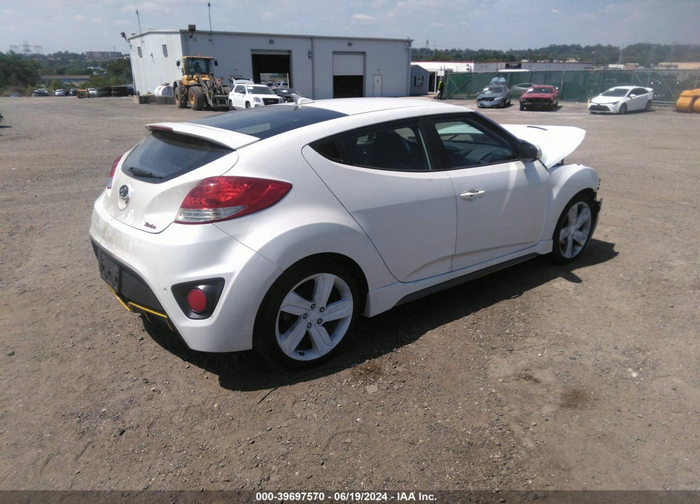 2016 HYUNDAI VELOSTER TURBO VIN: KMHTC6AE1GU268961