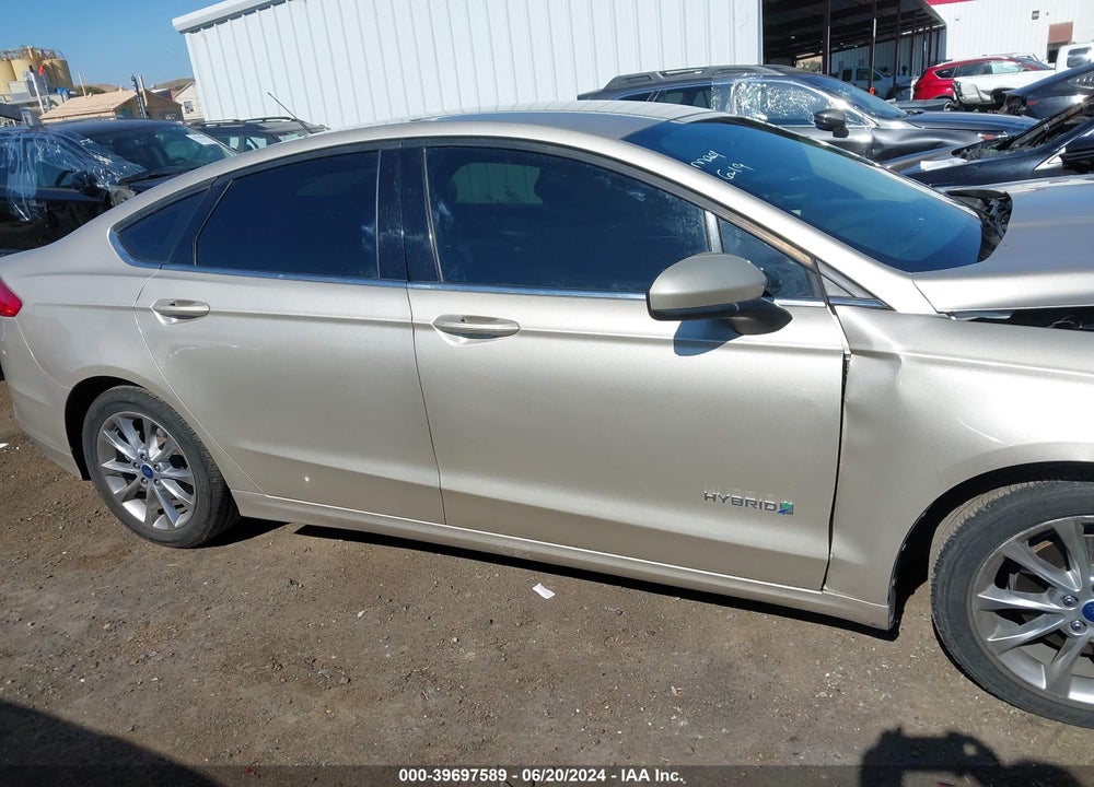 2017 FORD FUSION HYBRID SE VIN: 3FA6P0LU6HR317755