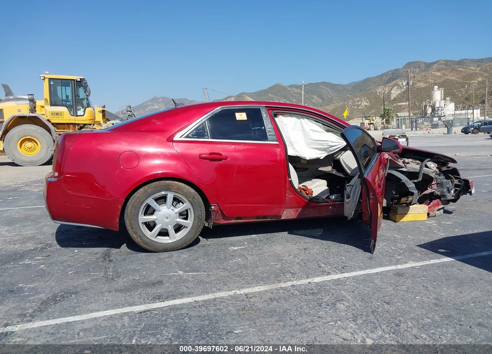 2008 CADILLAC CTS STANDARD VIN: 1G6DG577280159159