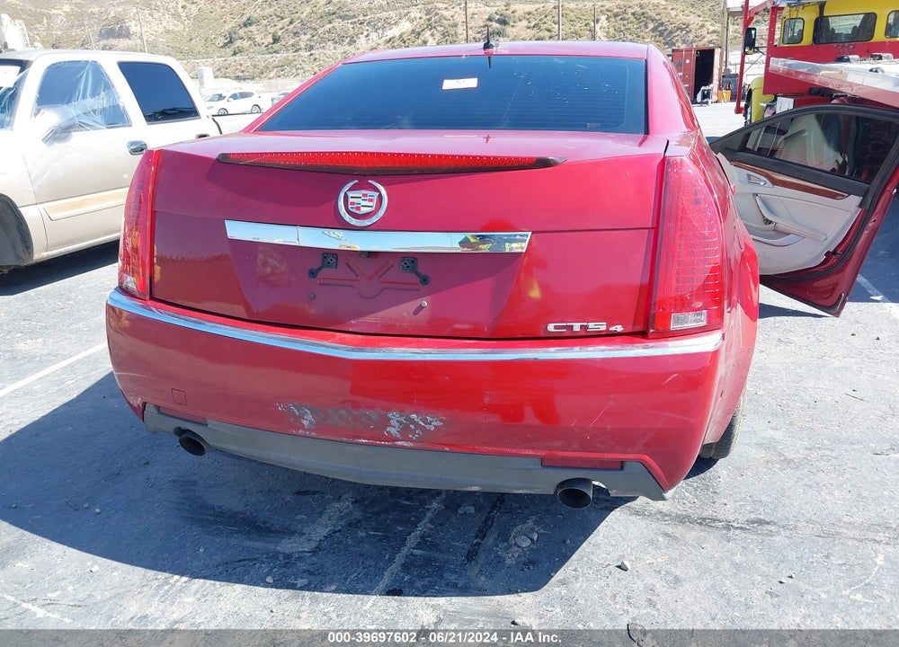 2008 CADILLAC CTS STANDARD VIN: 1G6DG577280159159