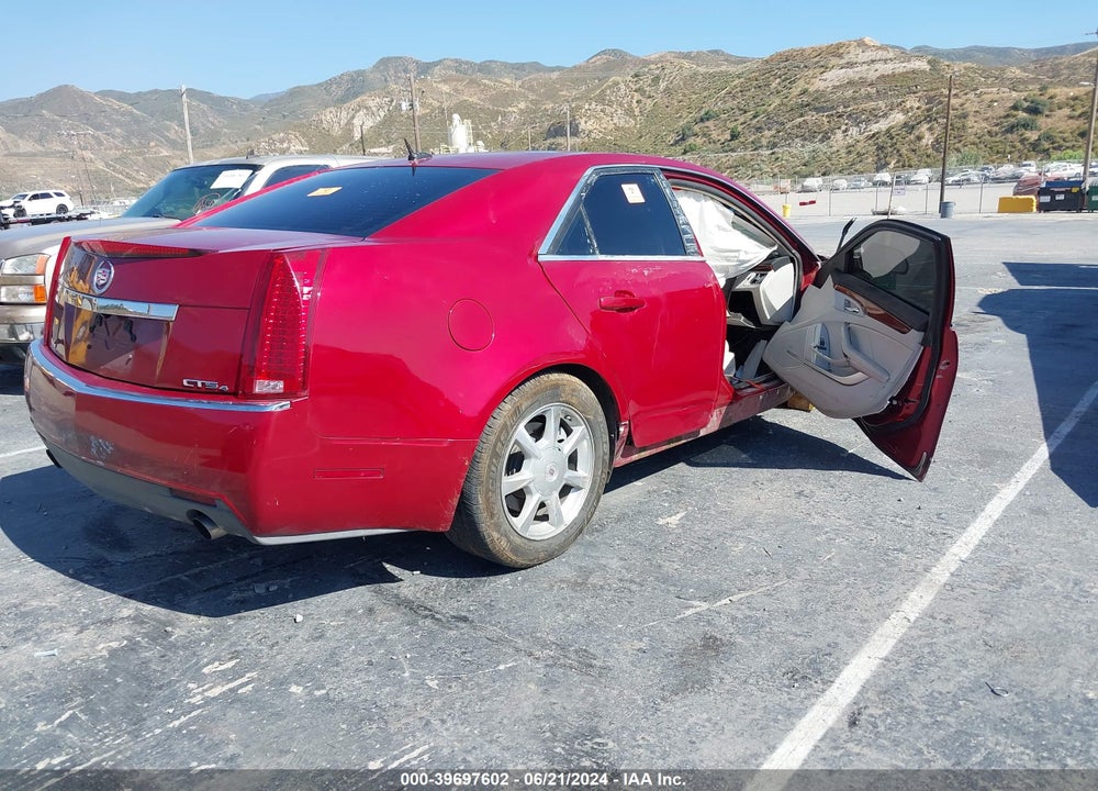 2008 CADILLAC CTS STANDARD VIN: 1G6DG577280159159