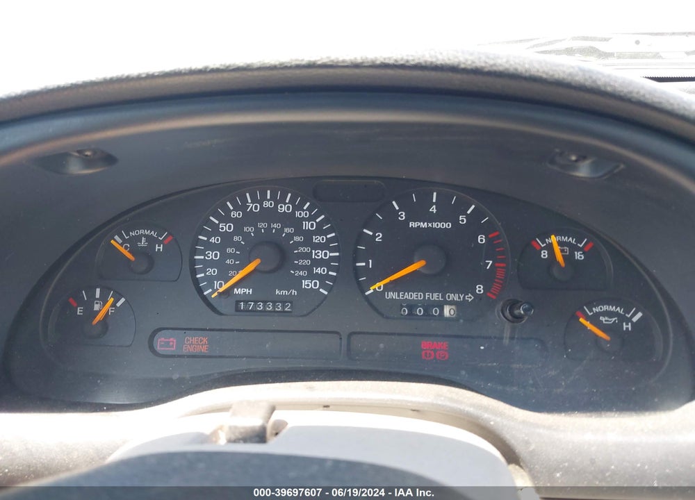 1996 FORD MUSTANG GT VIN: 1FALP42XXTF125900