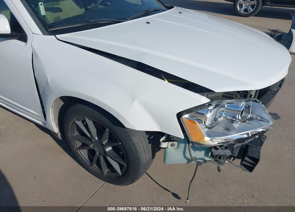 2013 DODGE AVENGER SXT VIN: 1C3CDZCG6DN687450