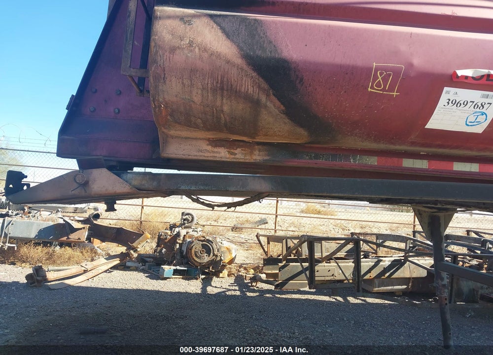 2001 WESTERN TRAILERS CONSTRUCTION COMPONENTS DUMP TRAILER VIN: 1W91038291W172749