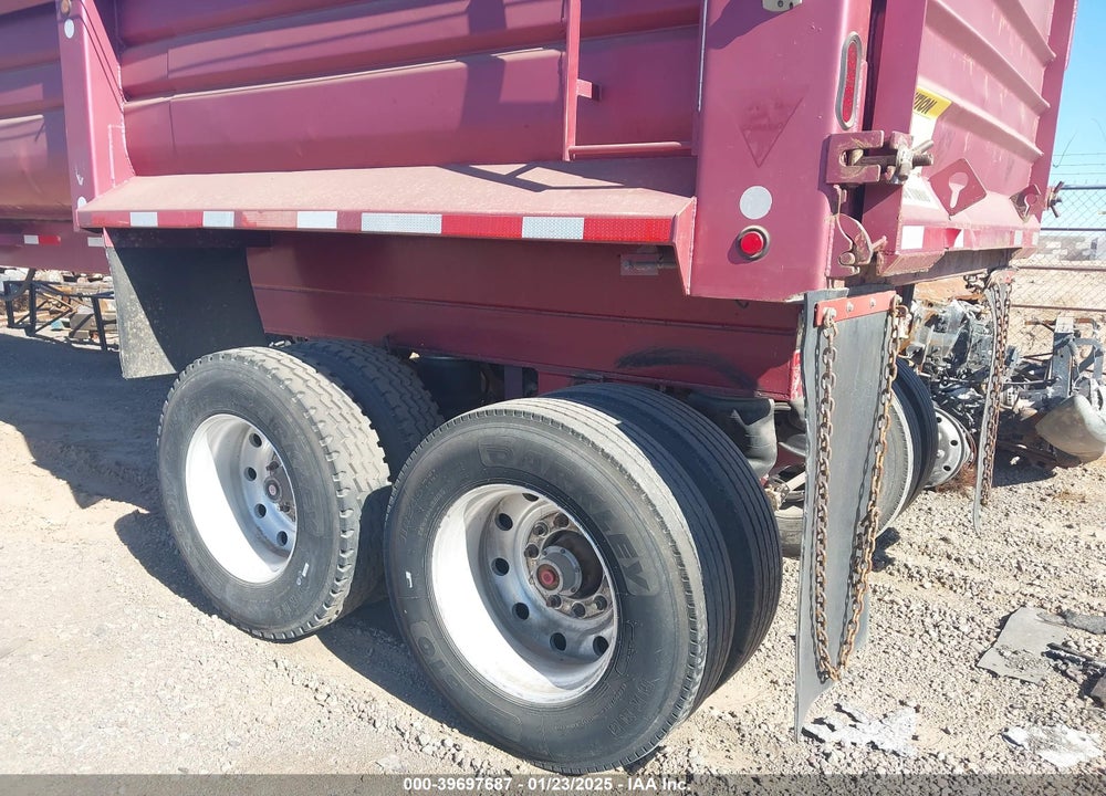 2001 WESTERN TRAILERS CONSTRUCTION COMPONENTS DUMP TRAILER VIN: 1W91038291W172749