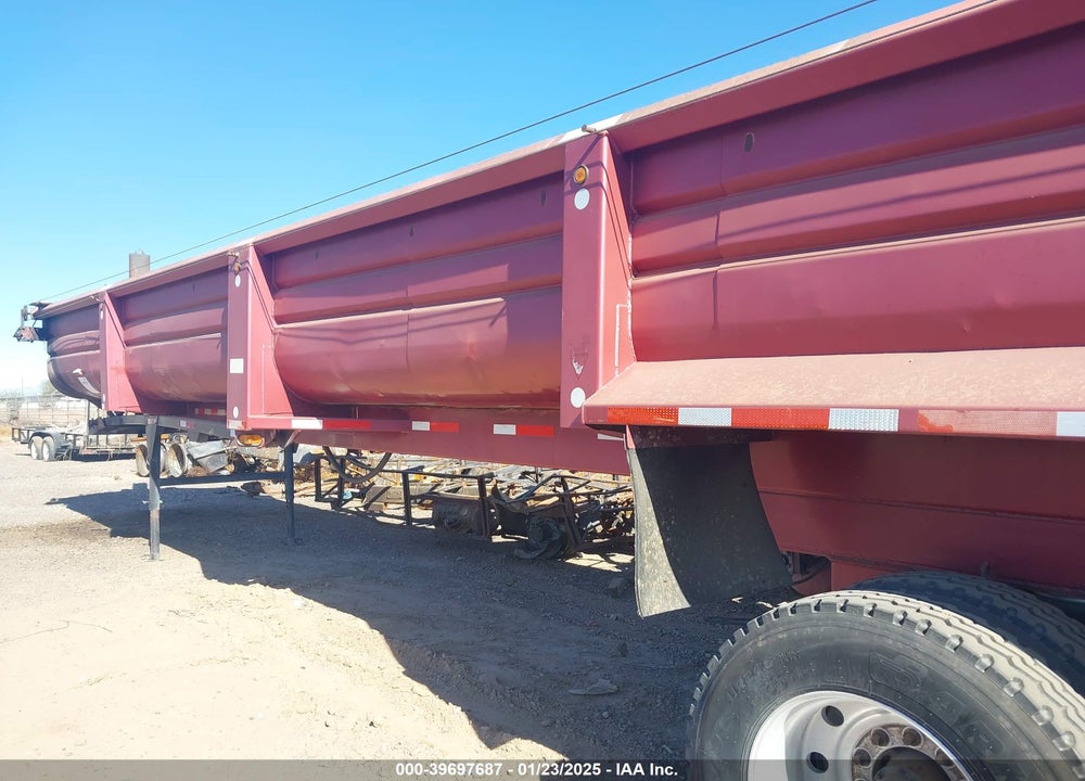 2001 WESTERN TRAILERS CONSTRUCTION COMPONENTS DUMP TRAILER VIN: 1W91038291W172749
