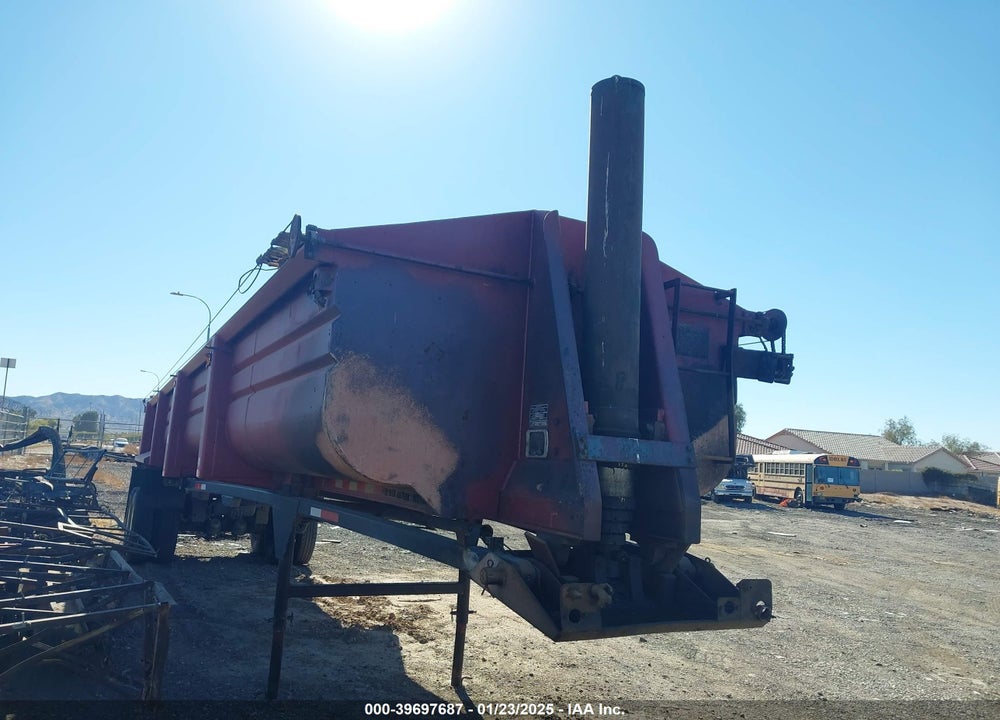 2001 WESTERN TRAILERS CONSTRUCTION COMPONENTS DUMP TRAILER VIN: 1W91038291W172749